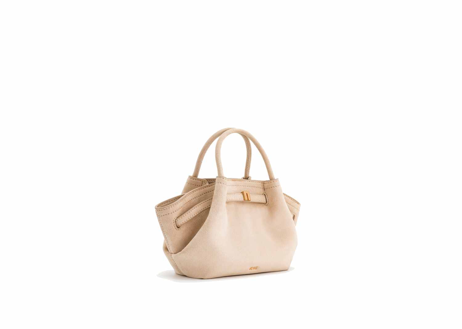 JW PEI Hana Mini Faux Suede Tote Bag Off White 2