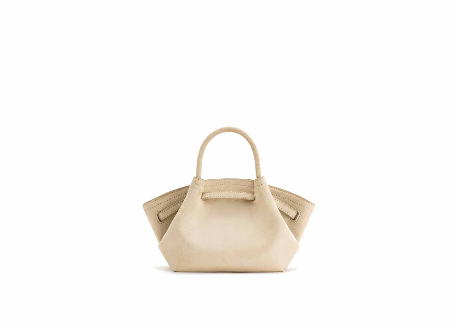 JW PEI Hana Mini Faux Suede Tote Bag Off White 4