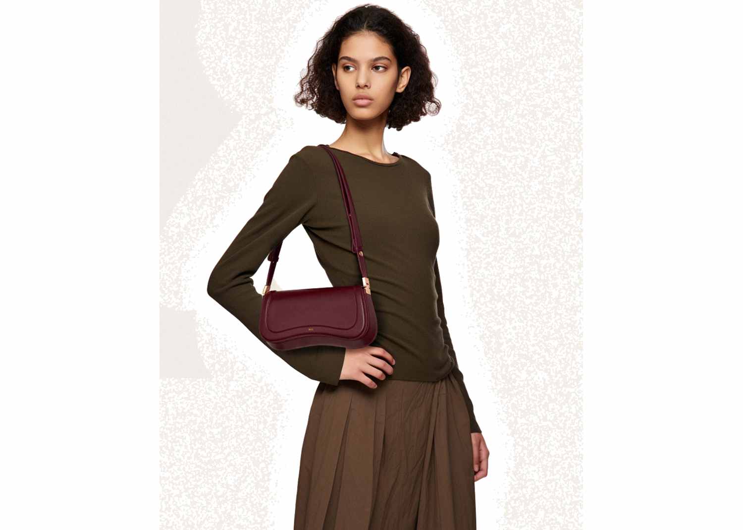 JW PEI Joy Shoulder Bag Deep Claret 4