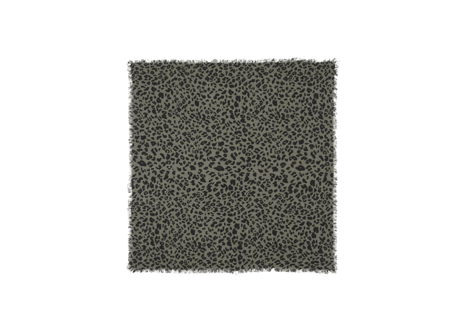 KUJTEN Large Bandana Hachiko Leopard Marl Khaki