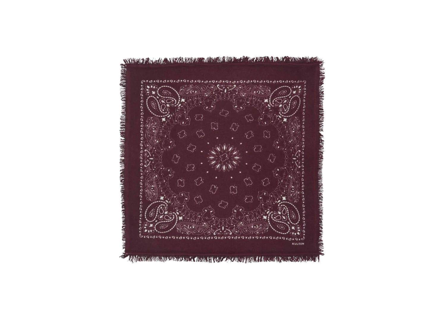 KUJTEN Small Bandana Hachi Burgundy