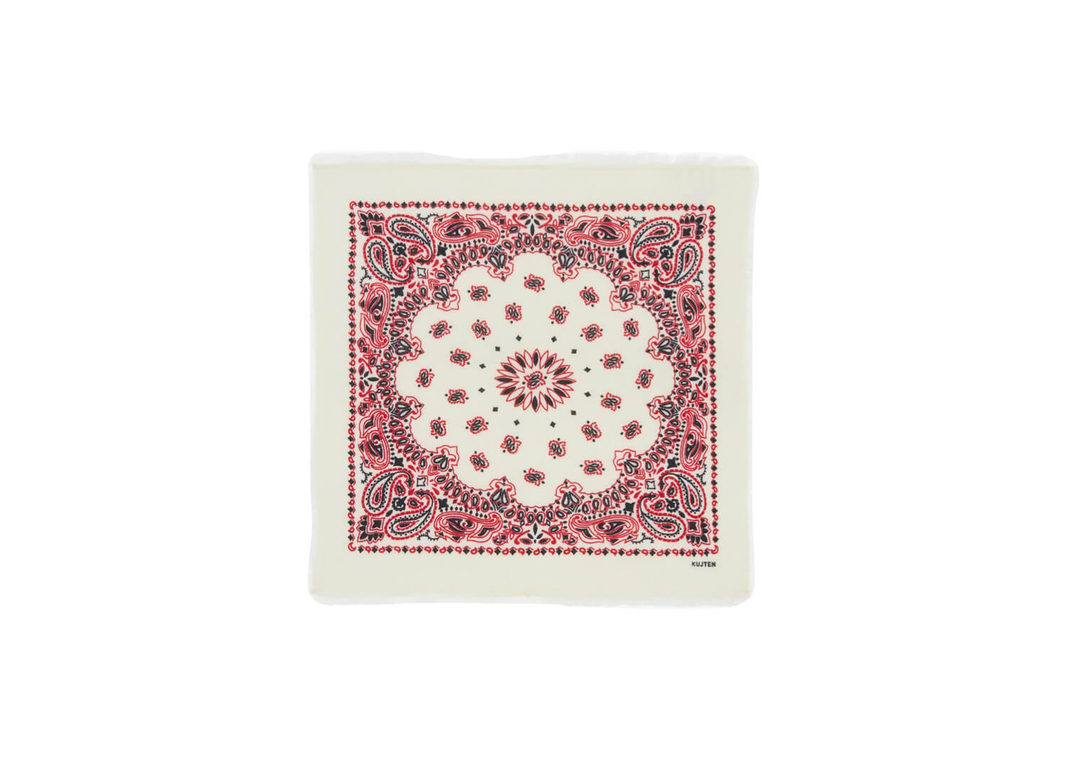 KUJTEN Small Western Bandana Hachi Coral Red