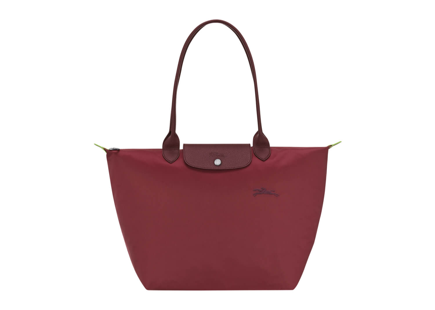 Longchamp Le Pliage Green L Tote Bag Pomegranate