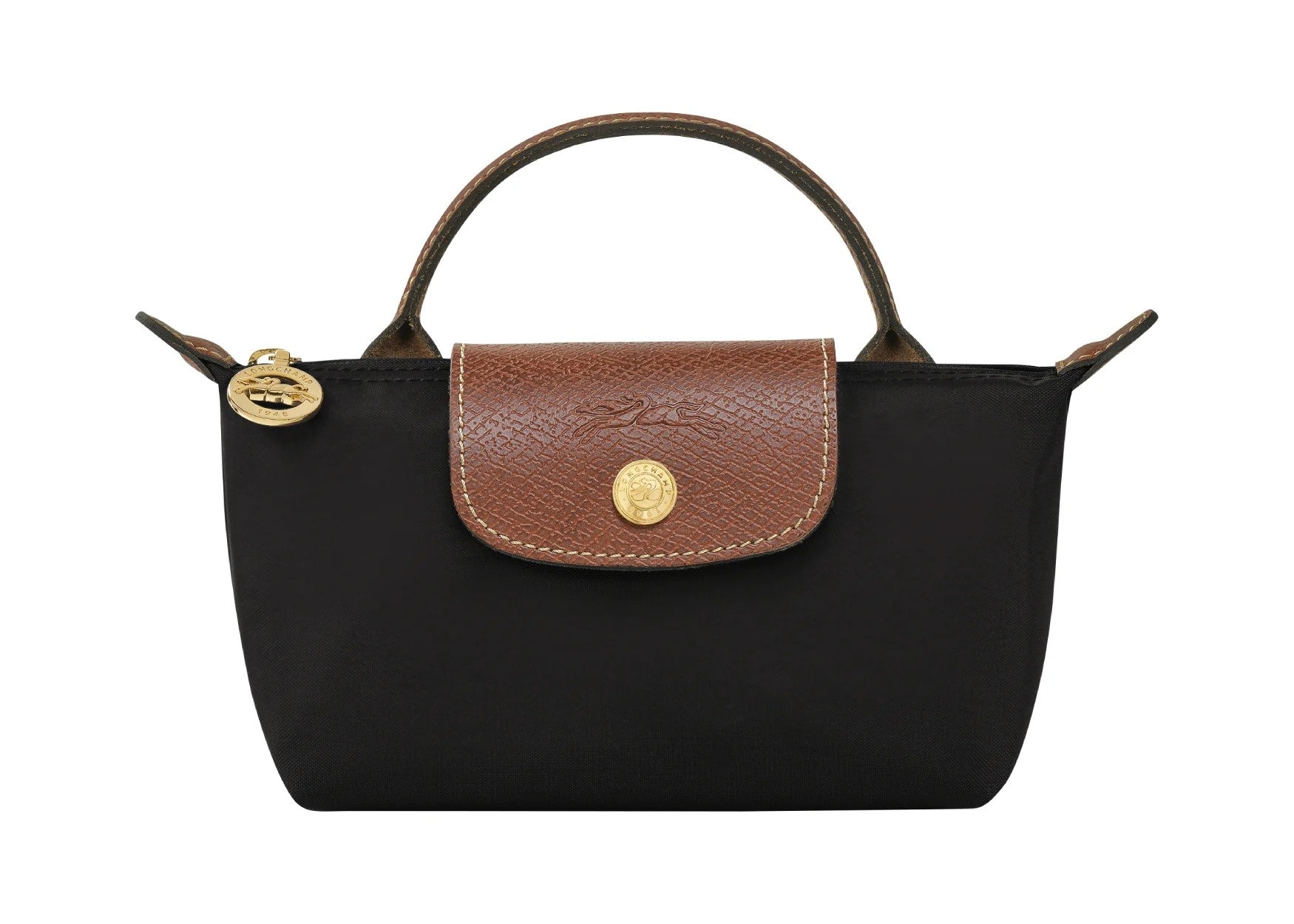 Longchamp Le Pliage Original Pouch With Handle 'Black' denemezapt.myshopify.com Zaptila