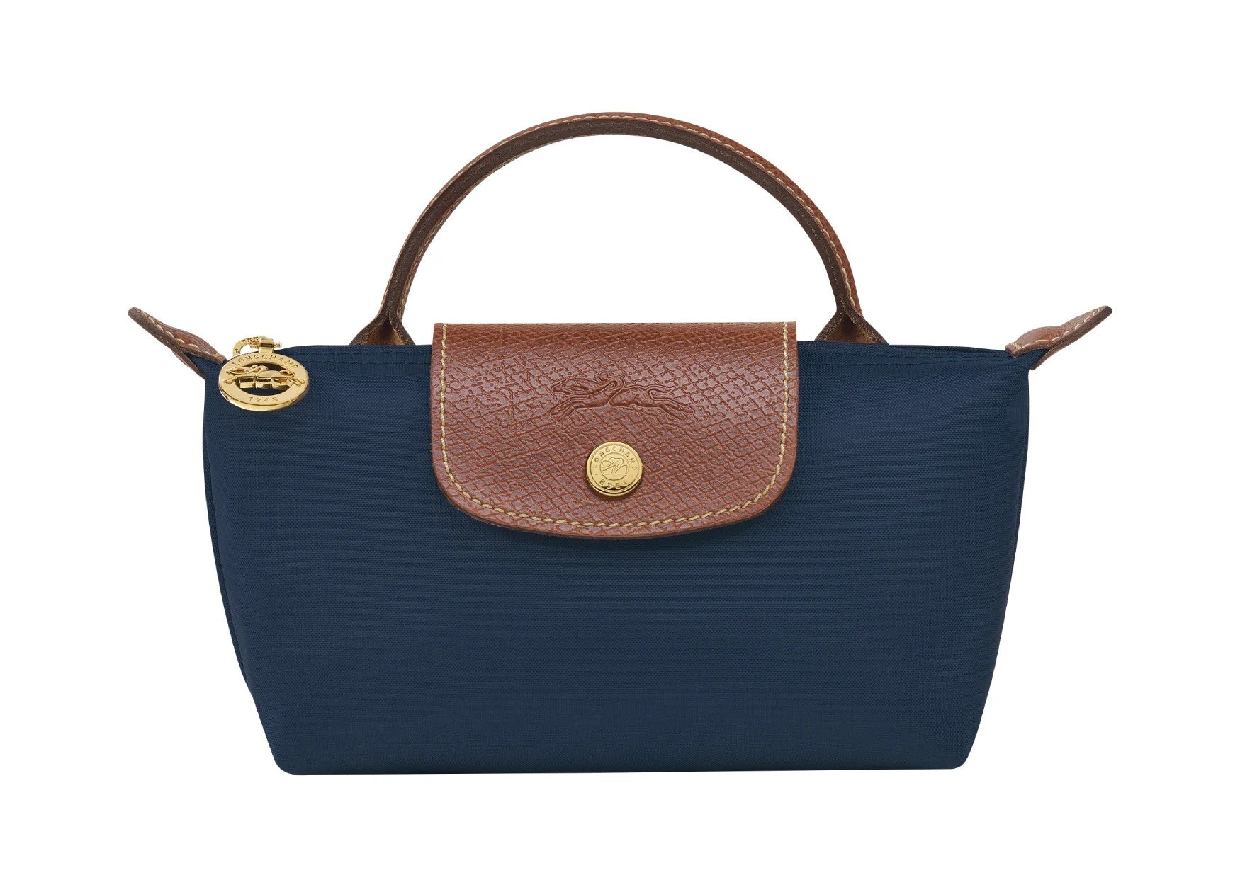 Longchamp Le Pliage Original Pouch With Handle 'Navy' denemezapt.myshopify.com Zaptila