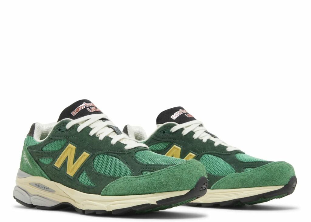 New Balance 990v3 Mi USA Varsity Green Gold 10