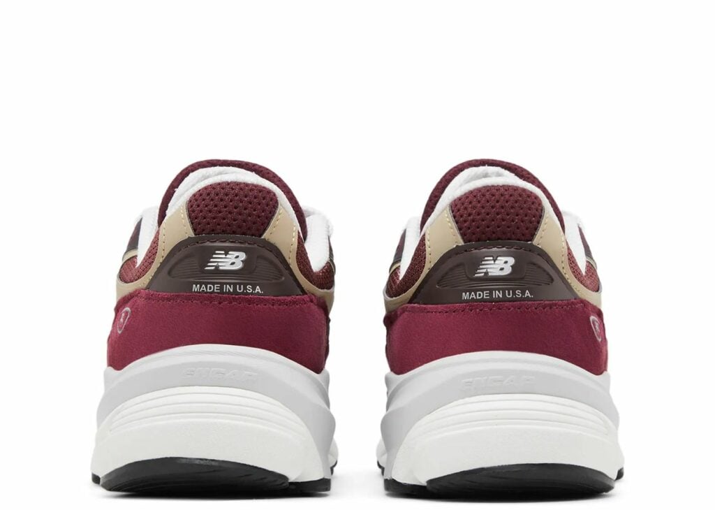 New Balance 990v6 Mi USA Teddy Santis Burgundy Tan 8
