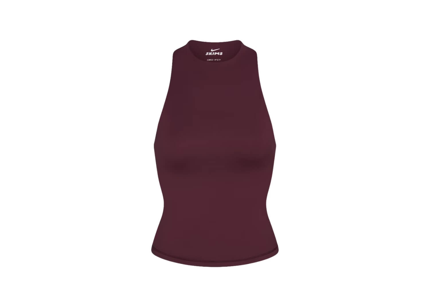 Nike x SKIMS Women’s Matte Mock Neck Racer Tank Currant