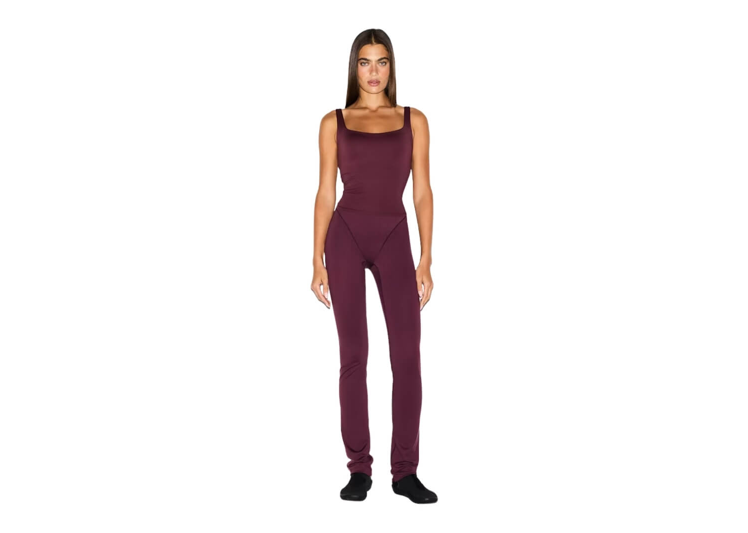 Nike x SKIMS Women’s Matte Square Neck Tank Currant 2