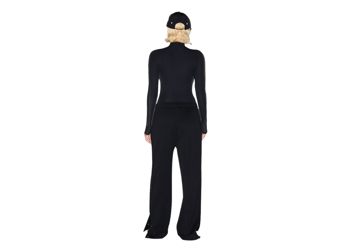 Nike x SKIMS Women’s Matte Tricot Side Snaps Pant Obsidian 4