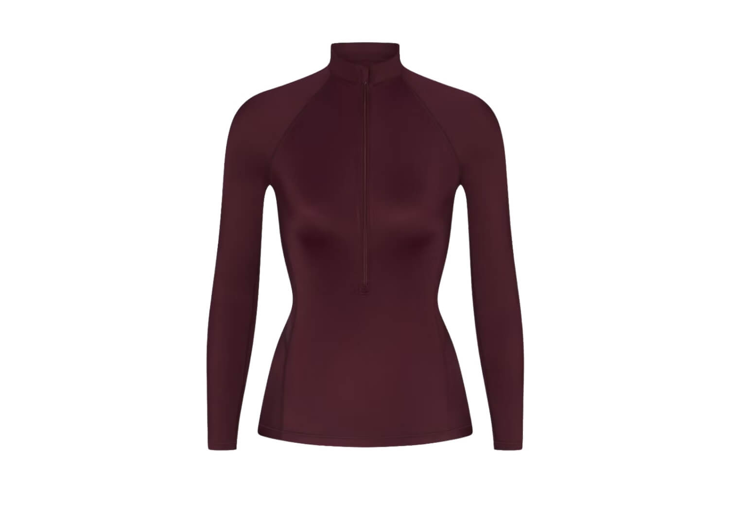Nike x SKIMS Women’s Shine Long Sleeve Half Zip Top Currant