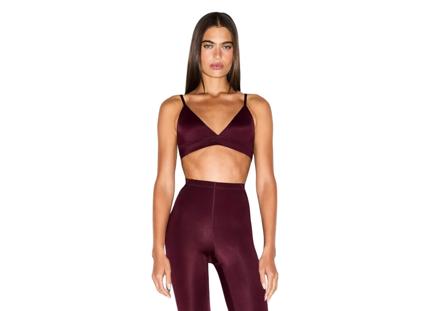Nike x SKIMS Women’s Shine Triangle Bra Currant 2