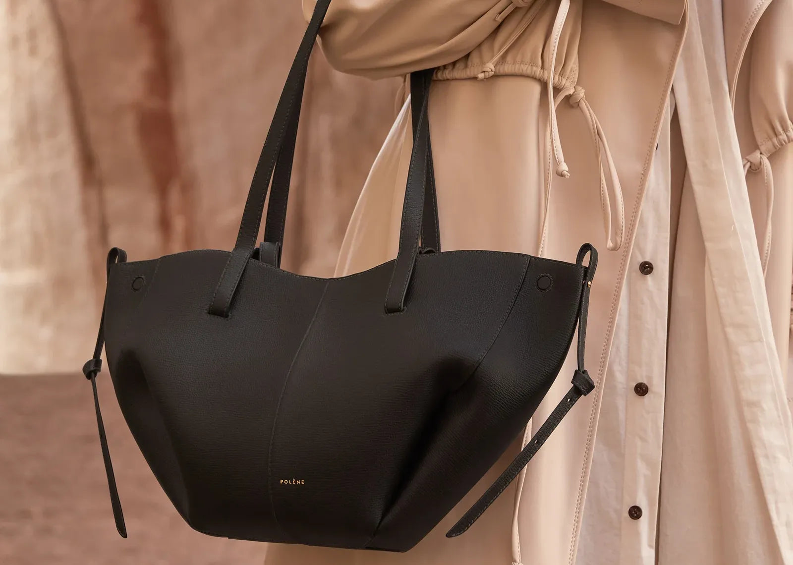 Polène Cyme Mini Edition Textured Black 3
