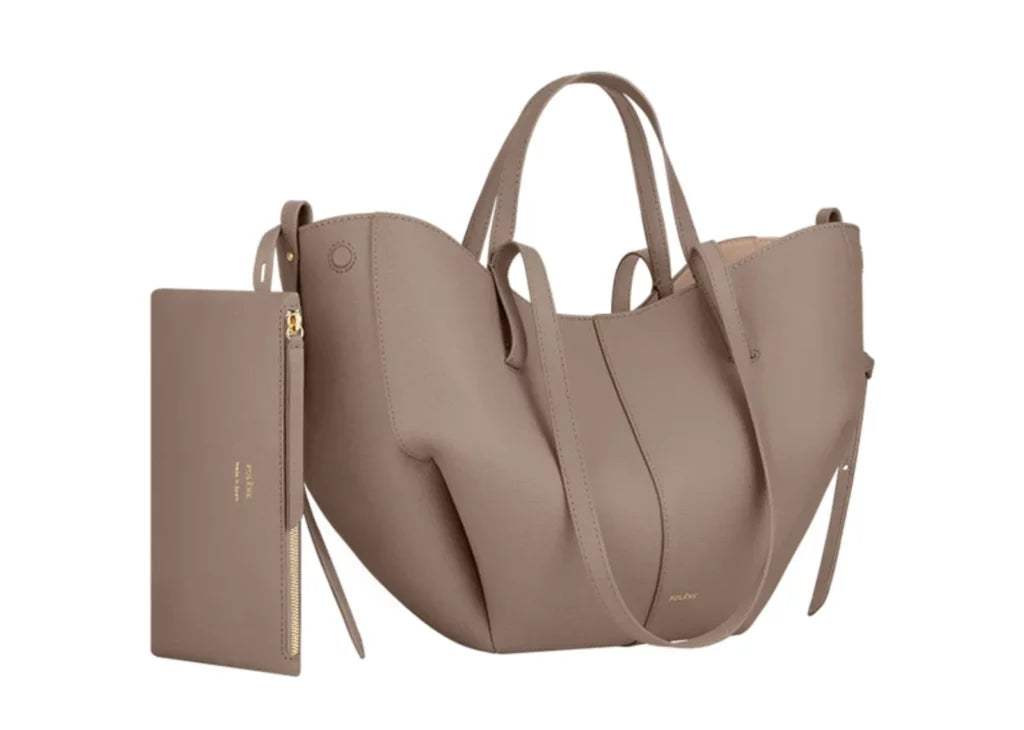Polène Cyme Mini Edition Textured Taupe 8
