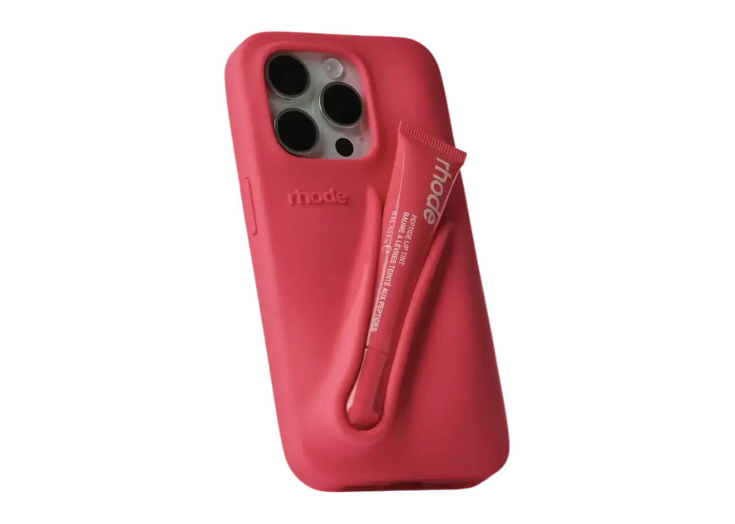 Rhode Lip Case Silicone iPhone Case Guava Spritz