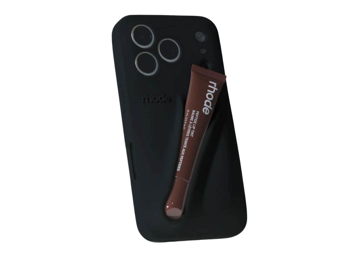 Rhode Lip Case Silicone iPhone Case Black