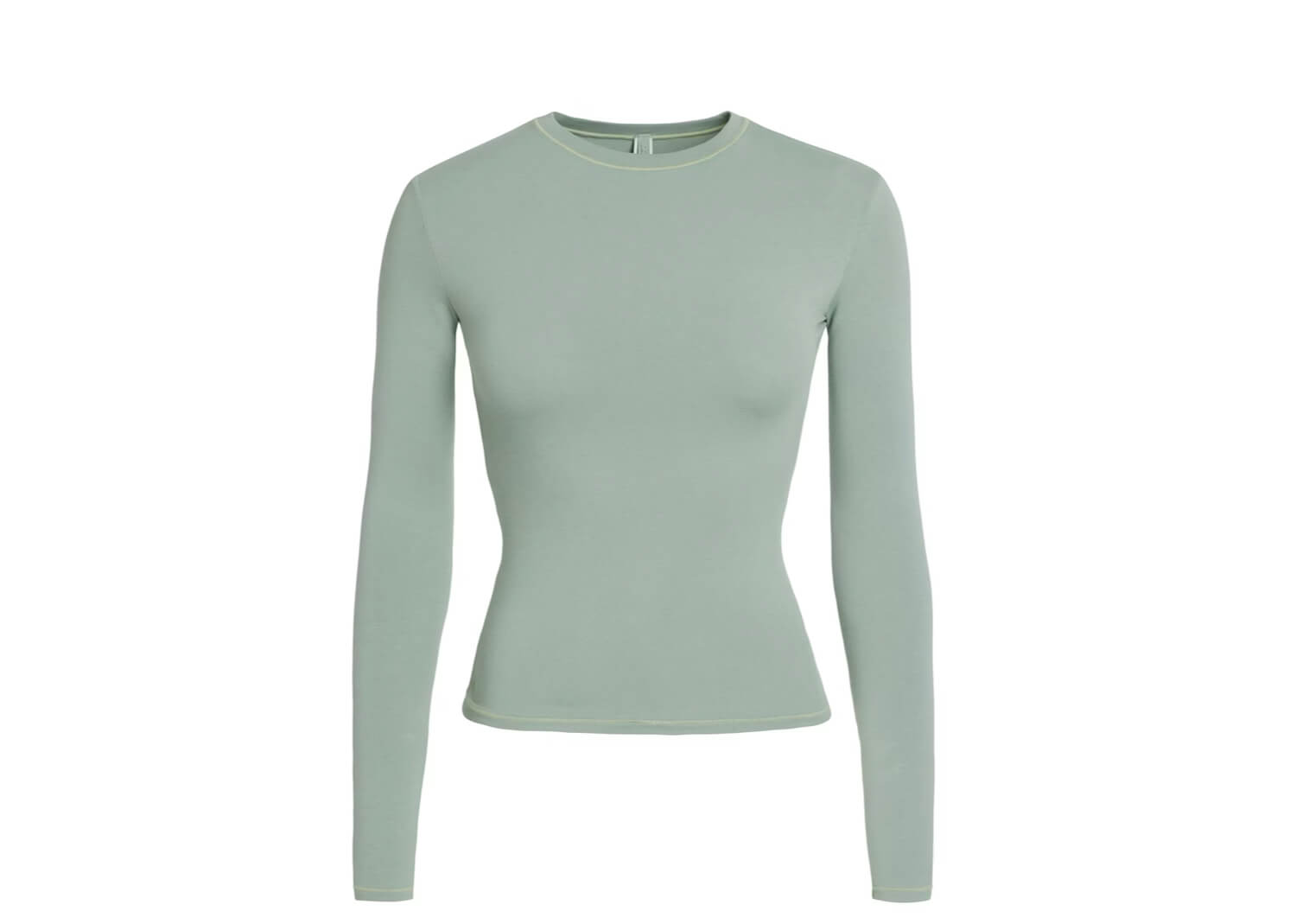 SKIMS Cotton Jersey Long Sleeve T Shirt Mineral