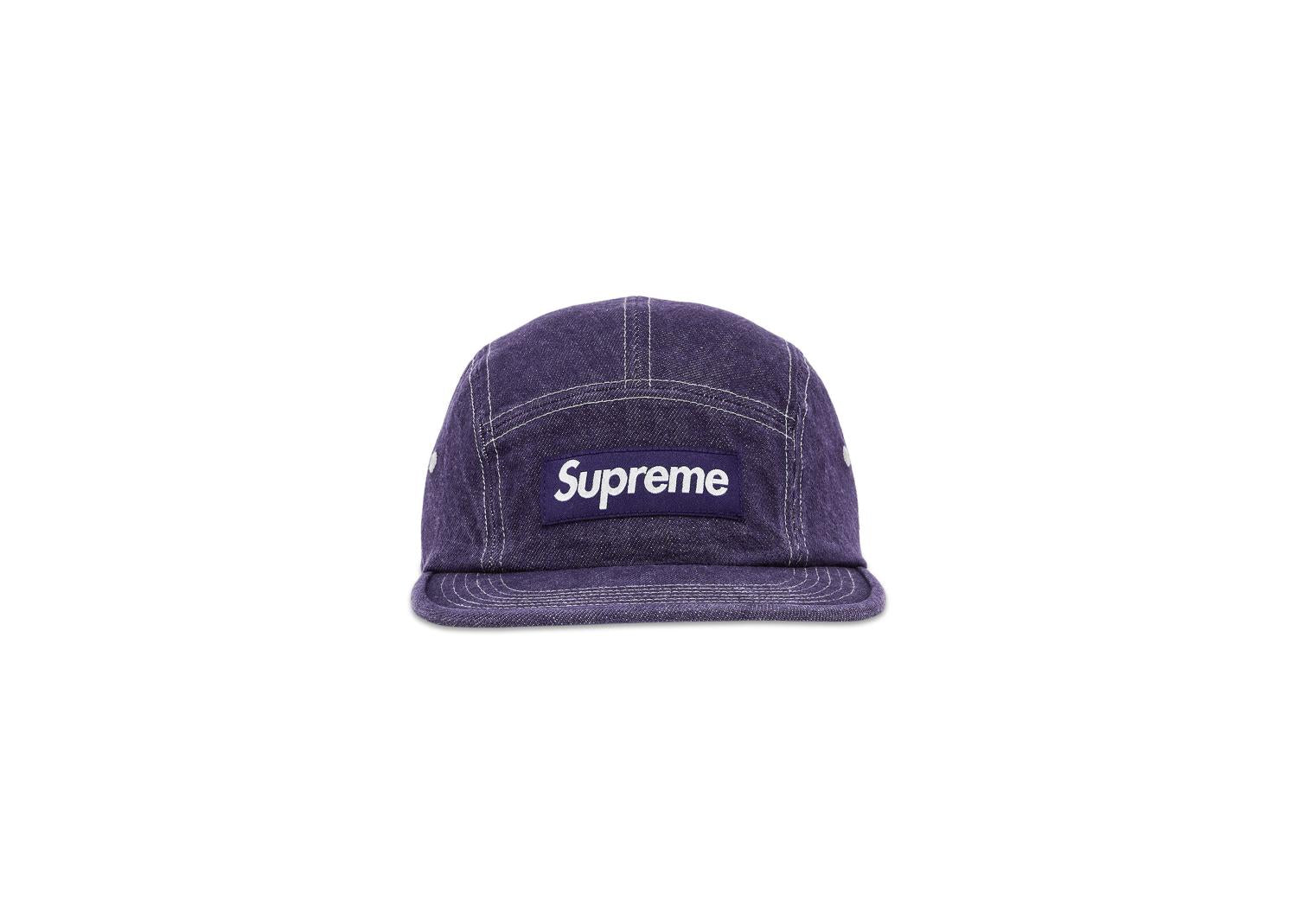 Supreme Denim Camp Cap (SS25) Purple