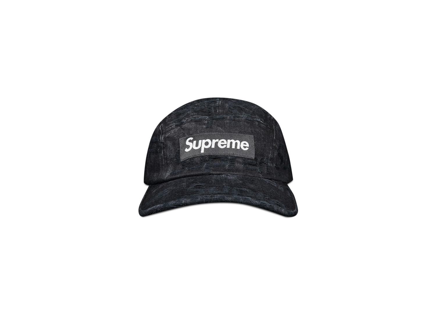 Supreme Denim Camp Cap (SS25) Black
