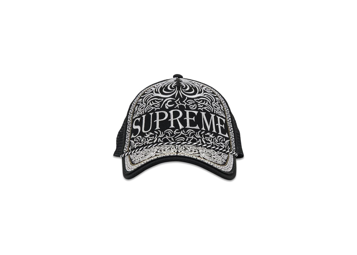 Supreme Vaquero Mesh Back 5-Panel Black
