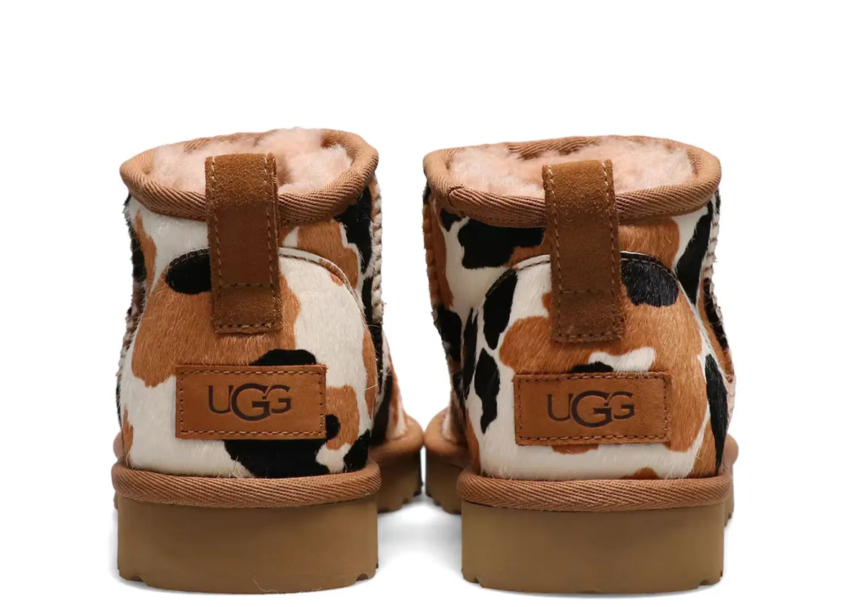 UGG Classic Ultra Mini Boot Cow Print (W) 4