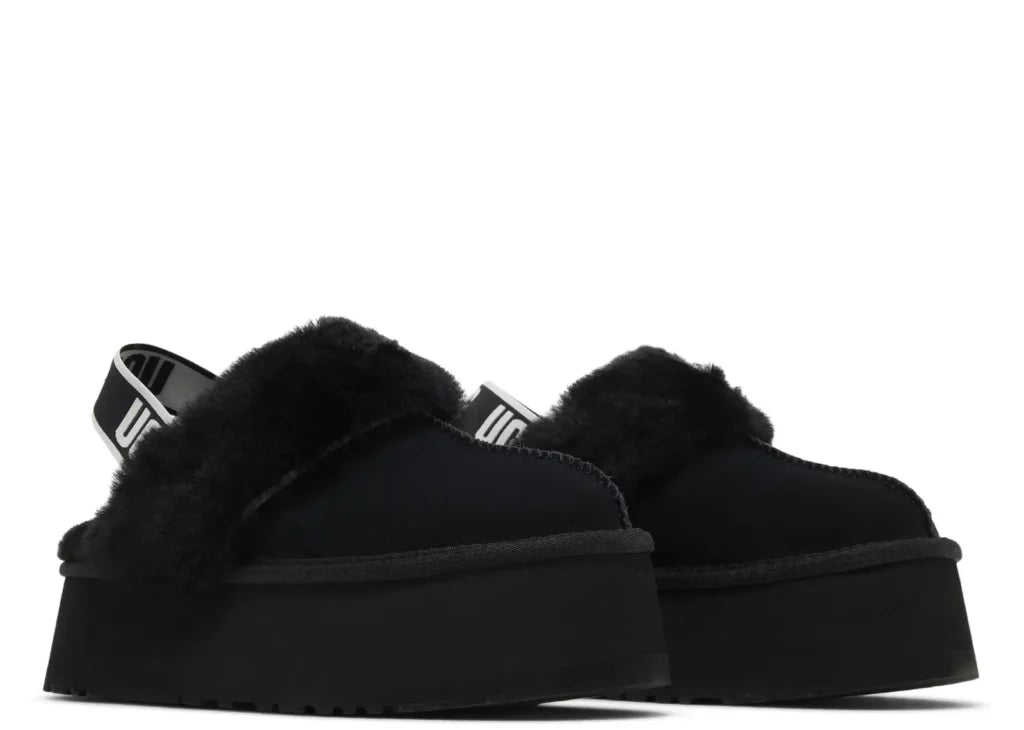 UGG Funkette Slipper Black (W) 10