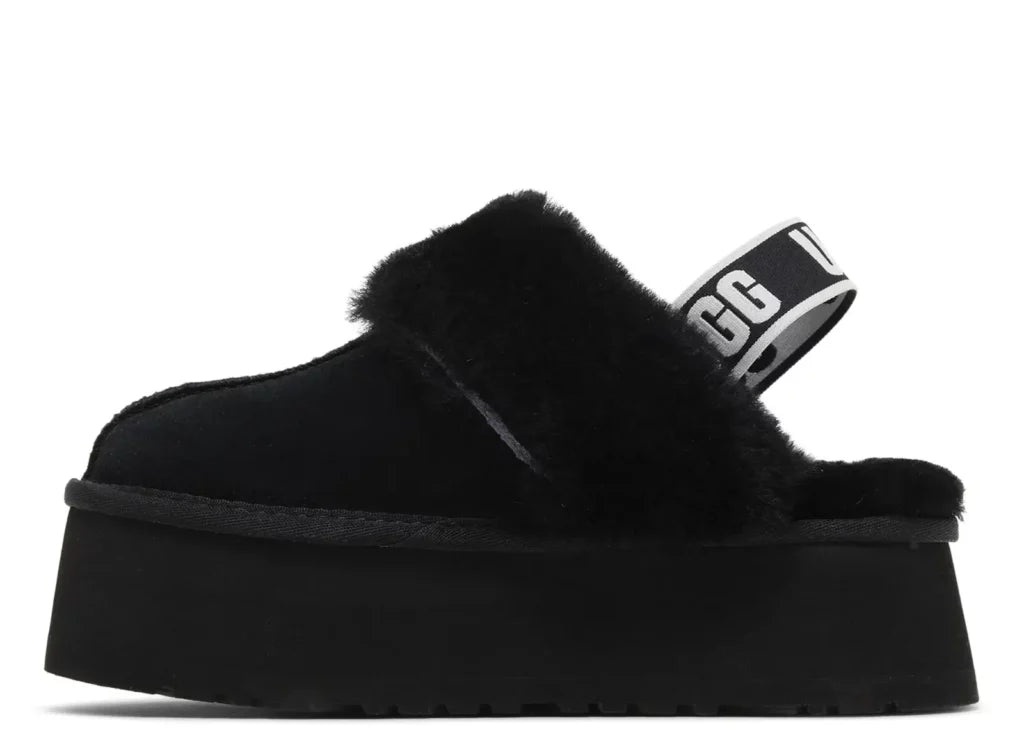 UGG Funkette Slipper Black (W) 7