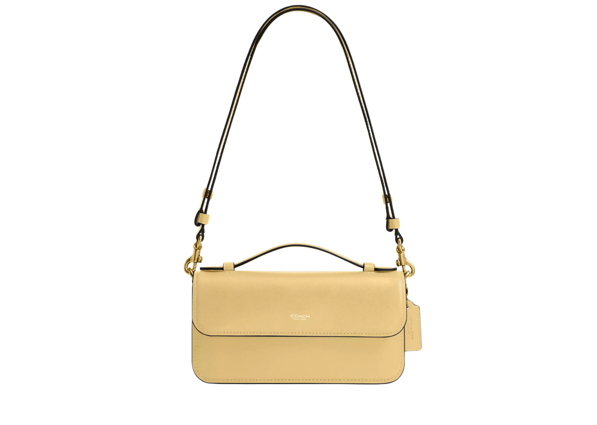 Coach Elora Top Handle Crossbody Bag Brass/Yellow