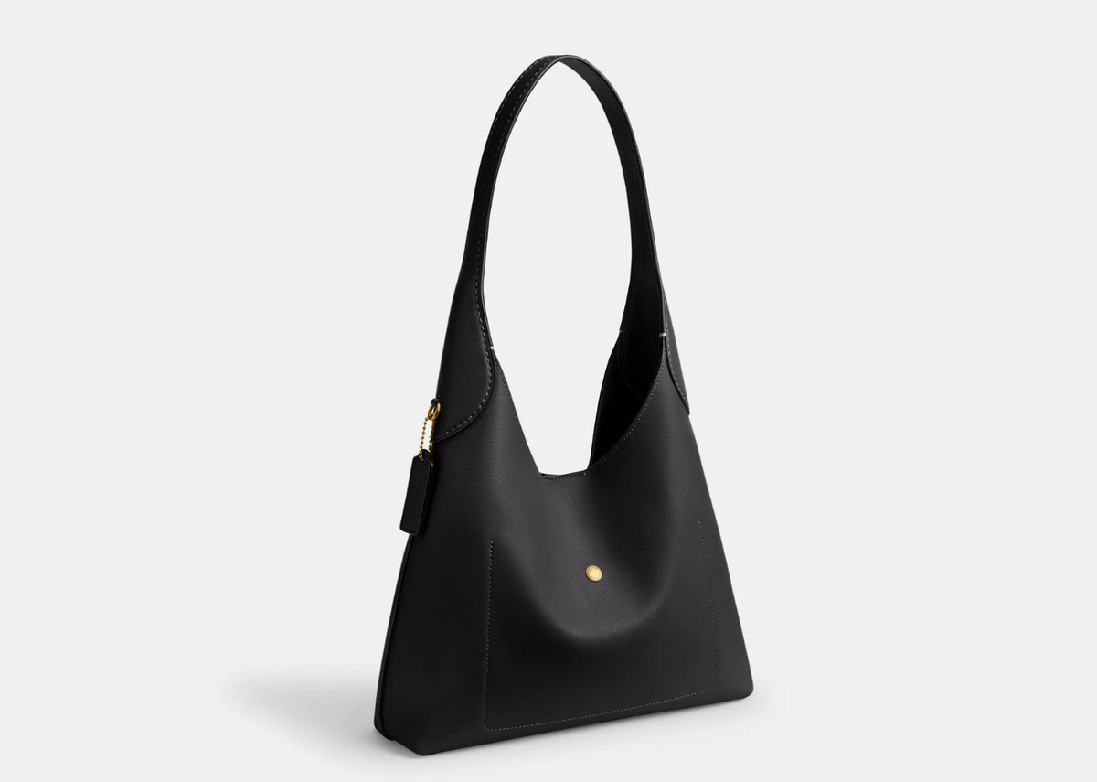 Coach Brooklyn Shoulder Bag 28 Brass/Black 2