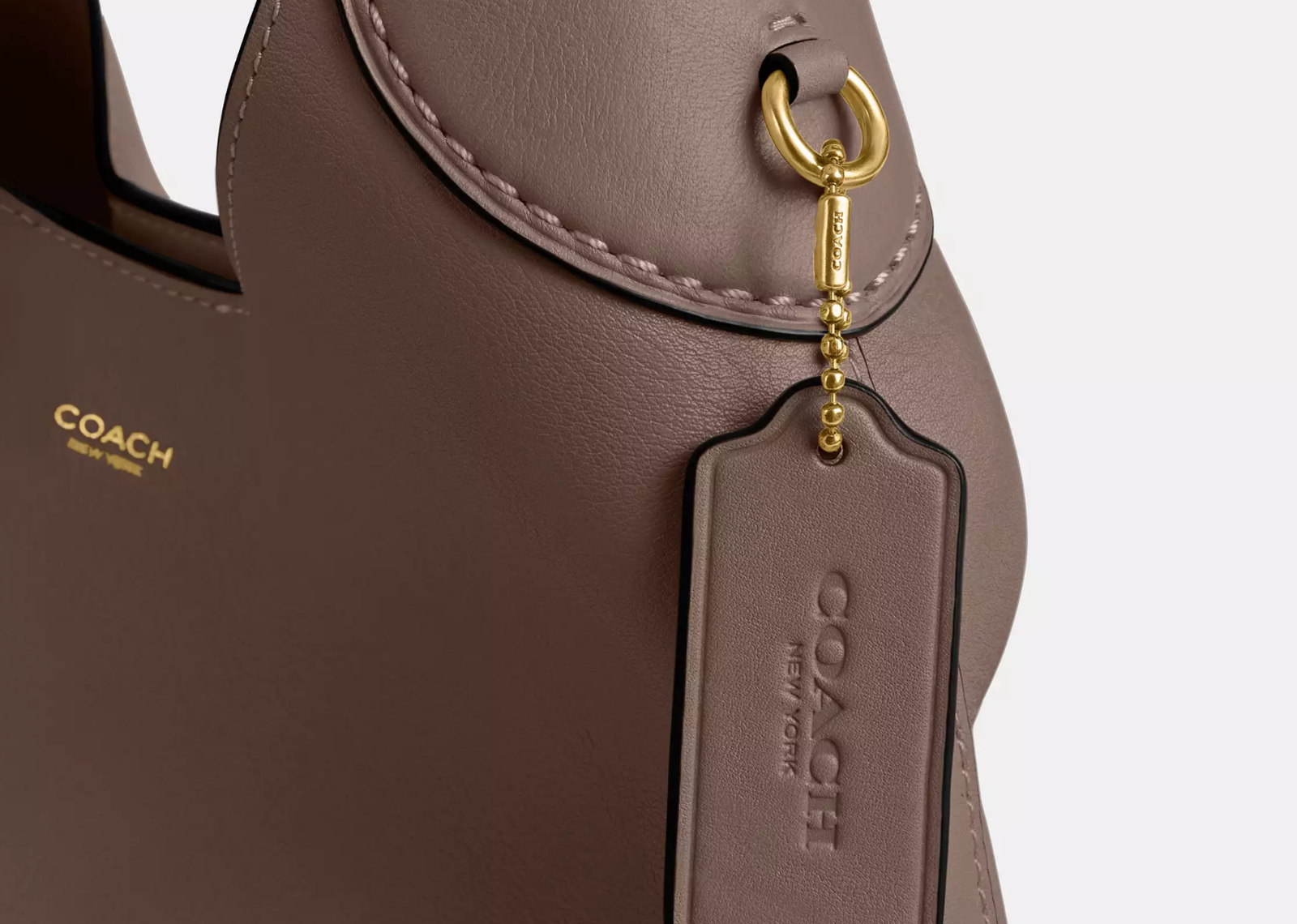 Coach Brooklyn Shoulder Bag 28 Brass/Dark Stone 4