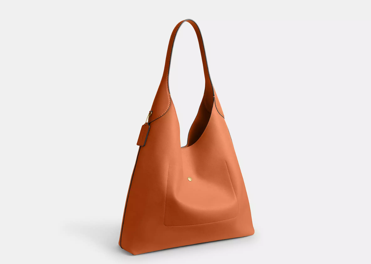 Coach Brooklyn Shoulder Bag 28 Brass/Toffee 2