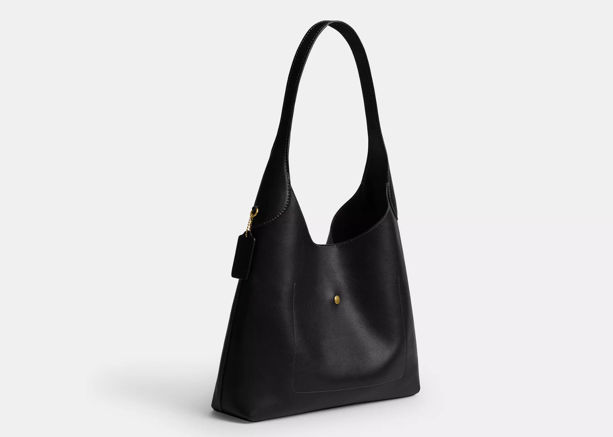 Coach Brooklyn Shoulder Bag 34 Brass/Black 2