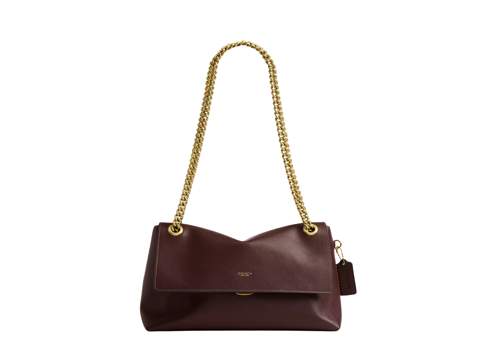Coach Chelsea Shoulder Bag 30 With Chain Brass/Maple