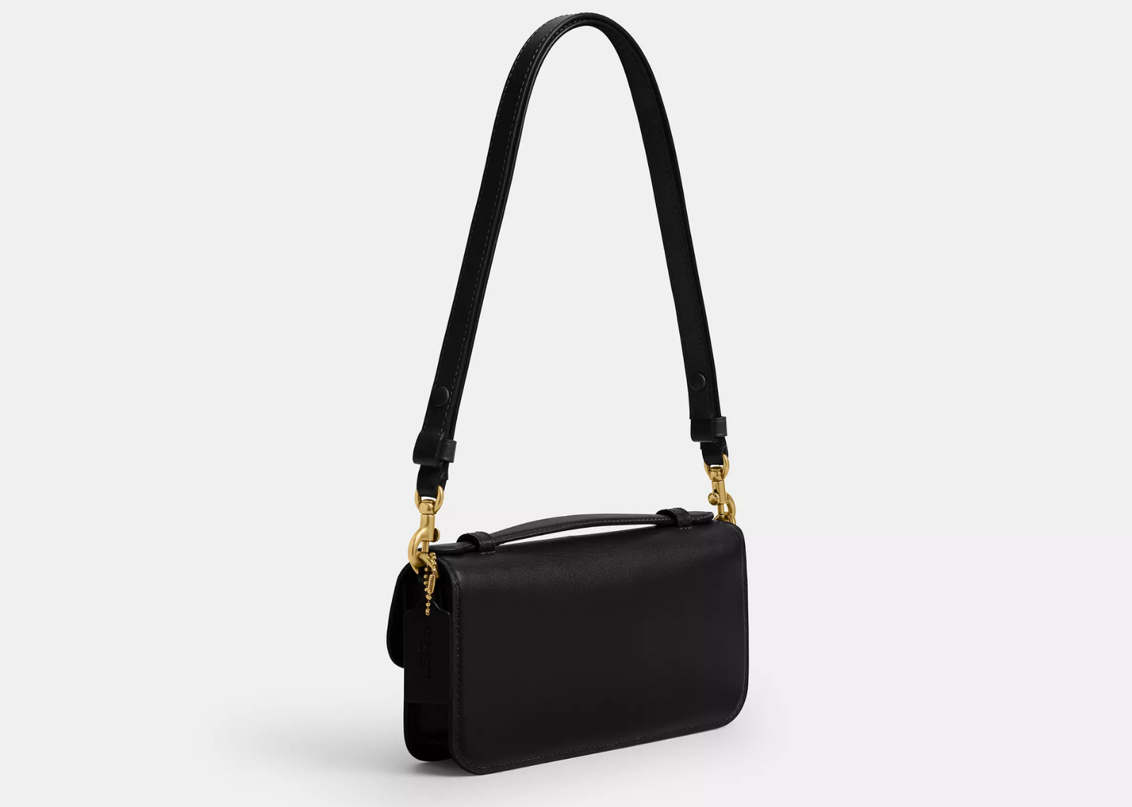 Coach Elora Top Handle Crossbody Bag Brass/Black 2
