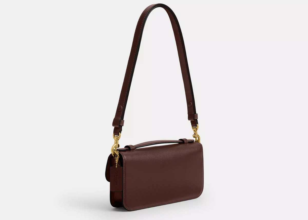 Coach Elora Top Handle Crossbody Bag Brass/Maple 2