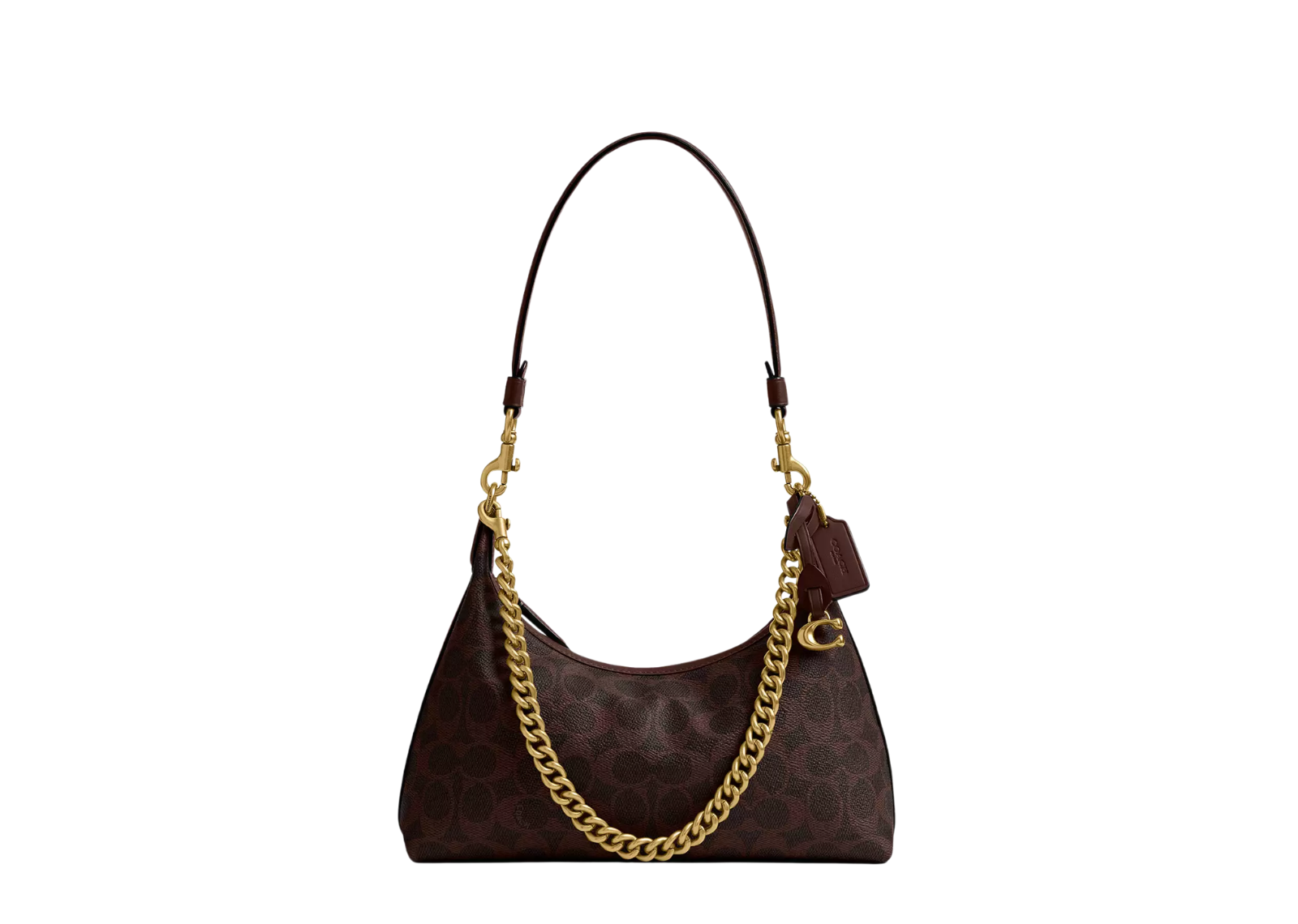 Coach Juliet Shoulder Bag 25 In Signature Canvas Brass/Maple