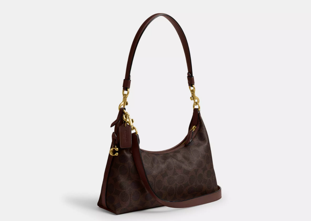 Coach Juliet Shoulder Bag 25 In Signature Canvas Brass/Maple 5