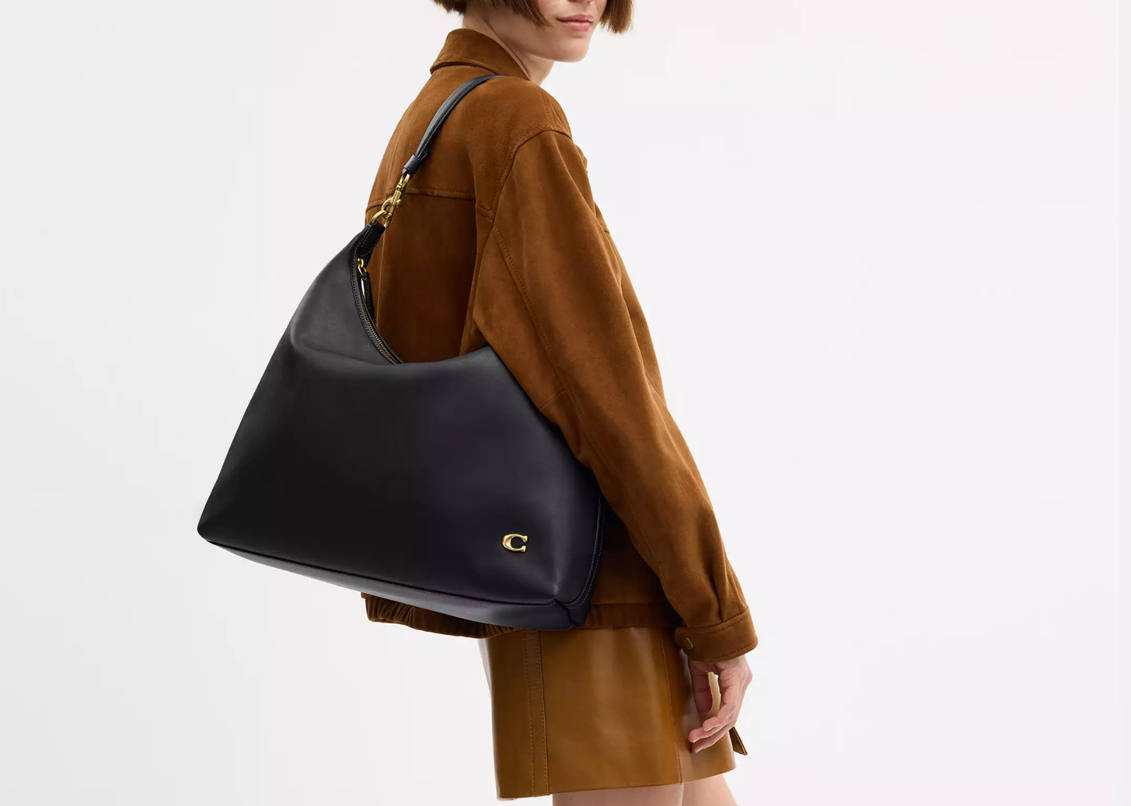 Coach Juliet Shoulder Bag 38 Brass/Black 3