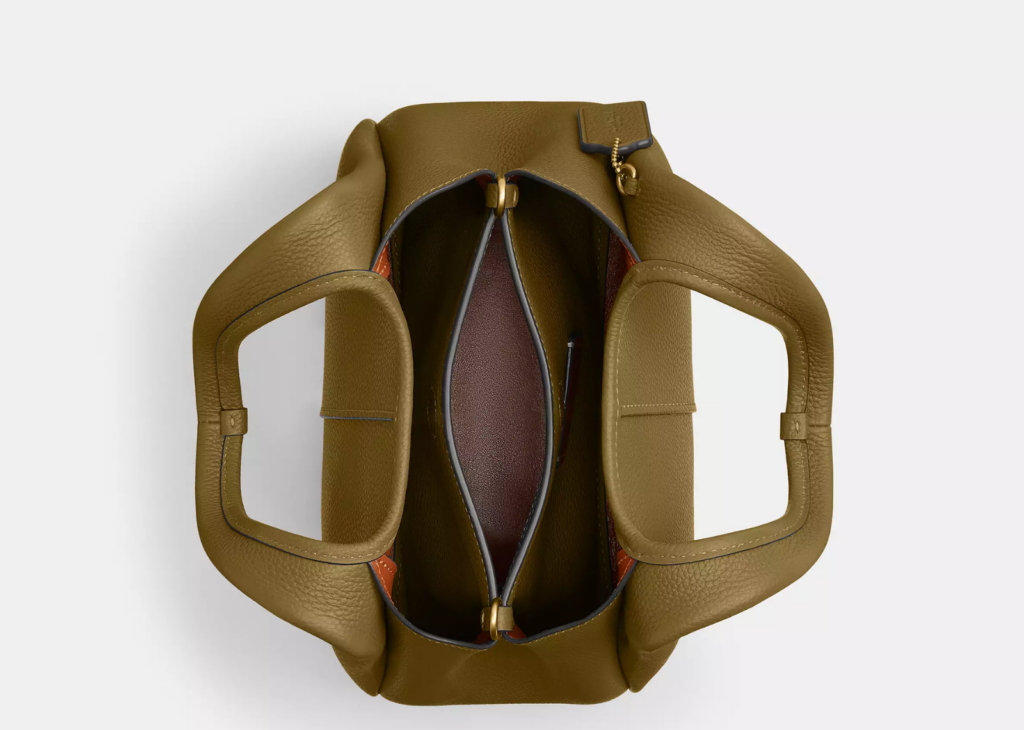 Coach Lana Shoulder Bag 23 Brass/Muted Olive 6