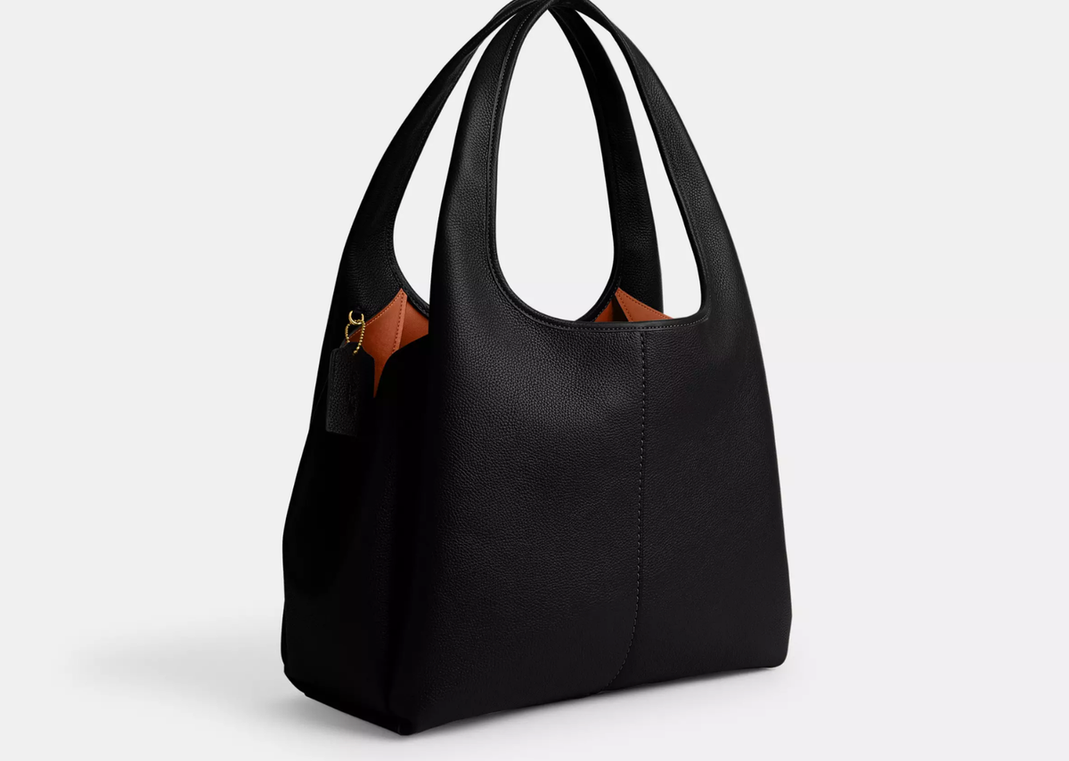 Coach Lana Shoulder Bag Brass/Black 2