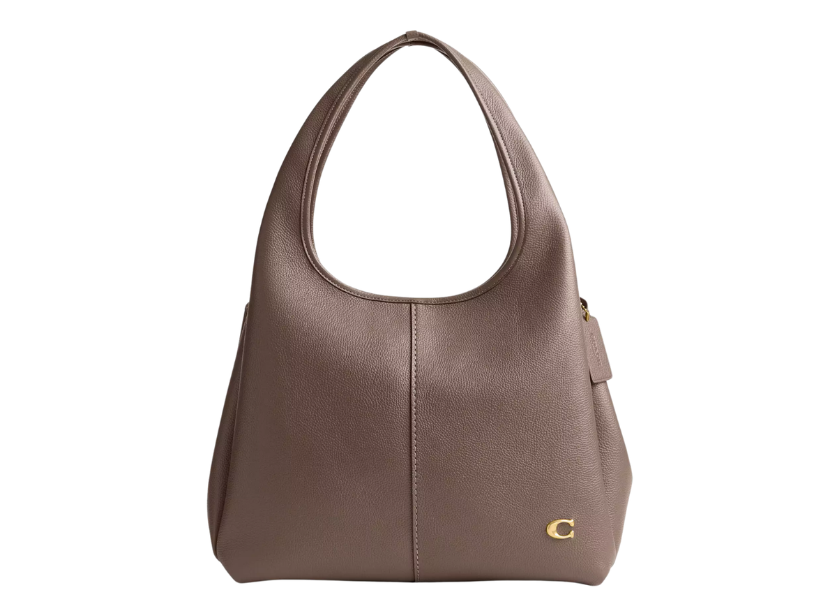 Coach Lana Shoulder Bag Brass/Dark Stone