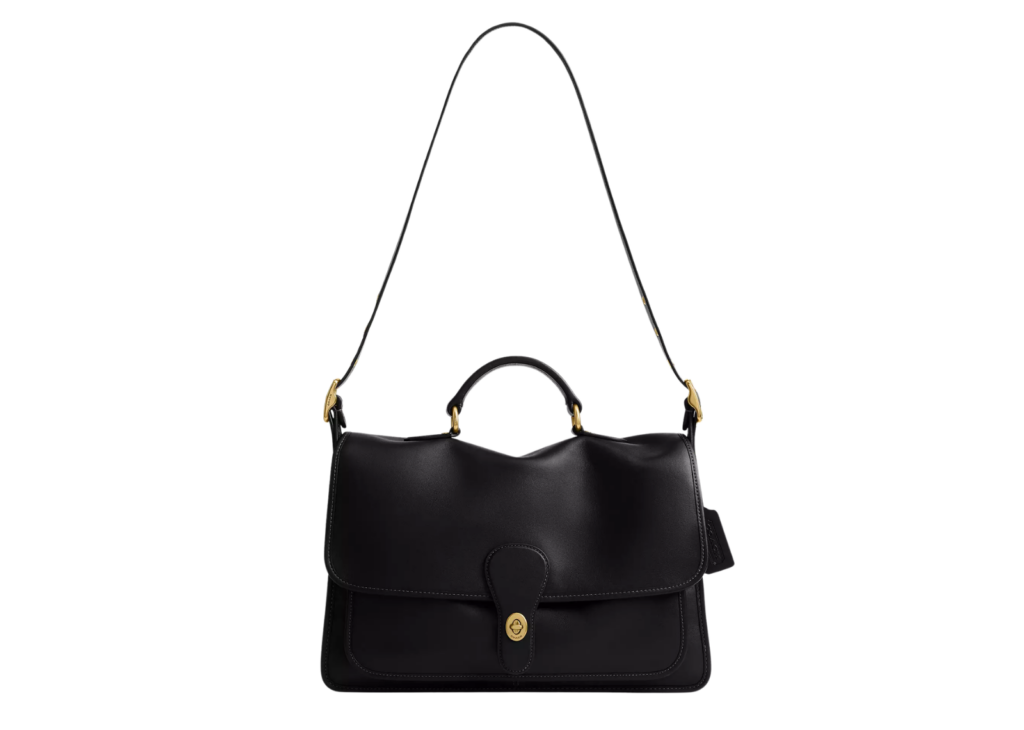 Coach Metropolitan Messenger Bag Brass/Black 6