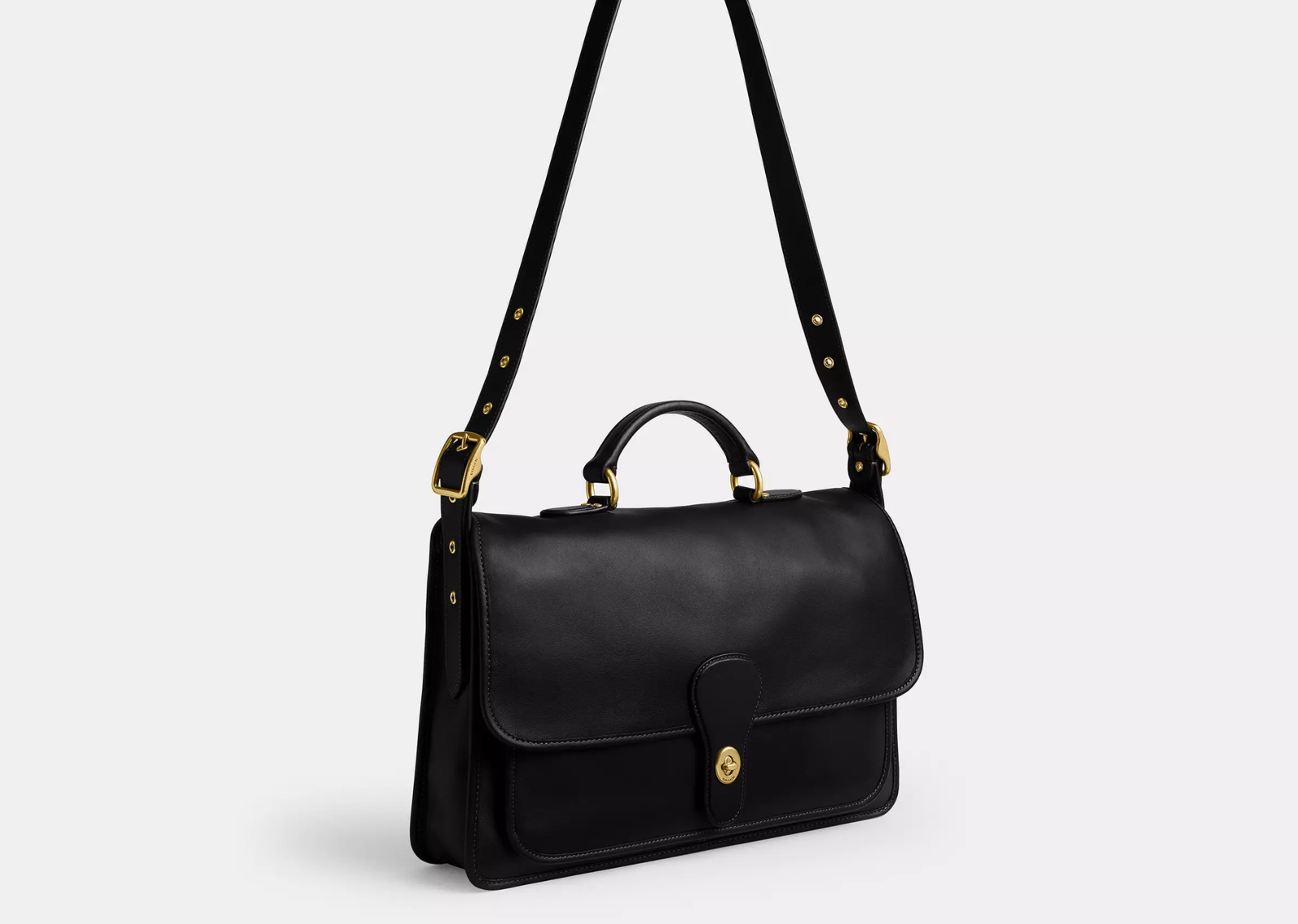Coach Metropolitan Messenger Bag Brass/Black 2
