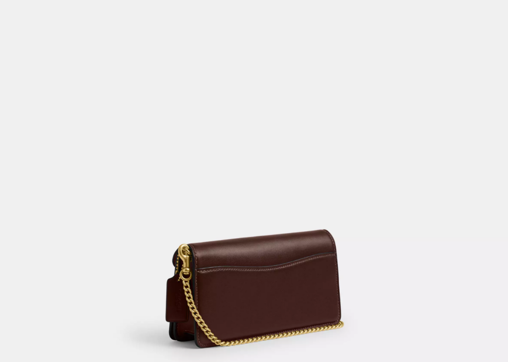 Coach Tabby Chain Crossbody Bag 19 In Signature Canvas Brass/Maple 5