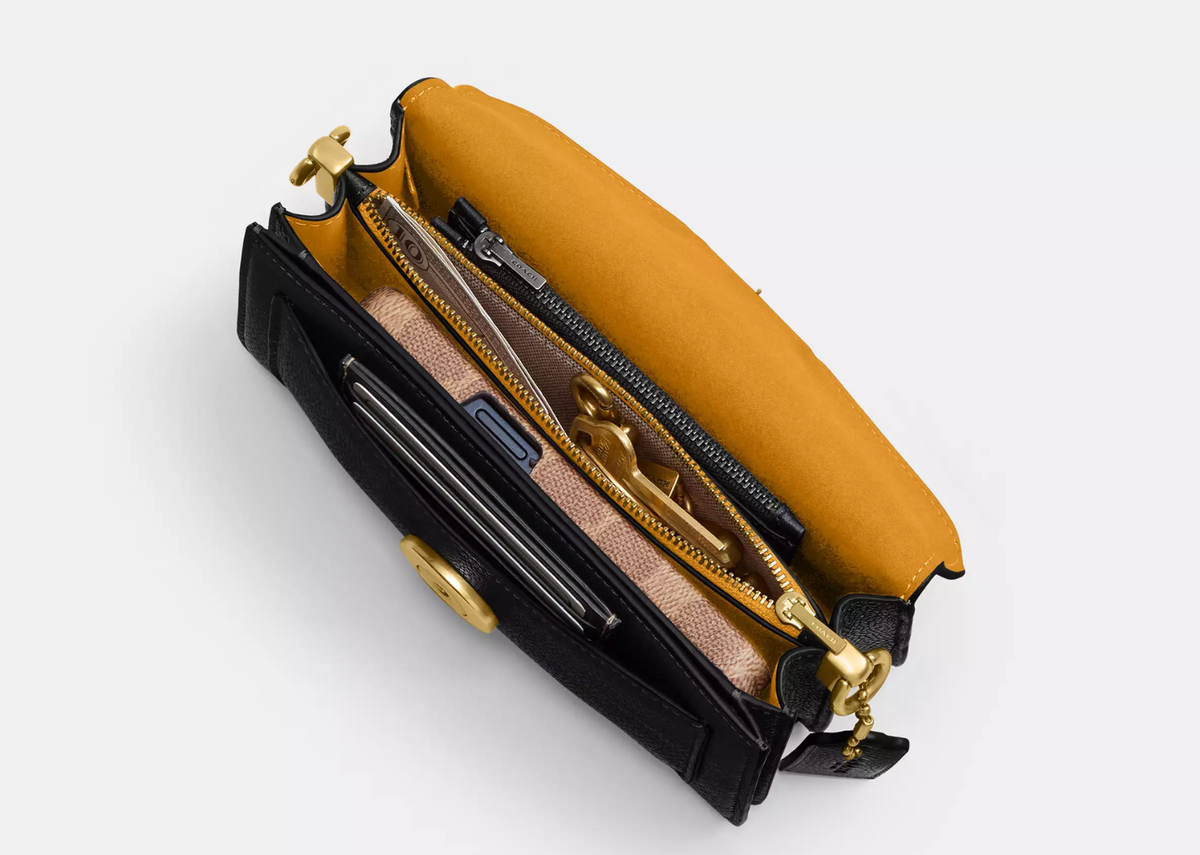 Coach Tabby Shoulder Bag 20 Brass/Black 4