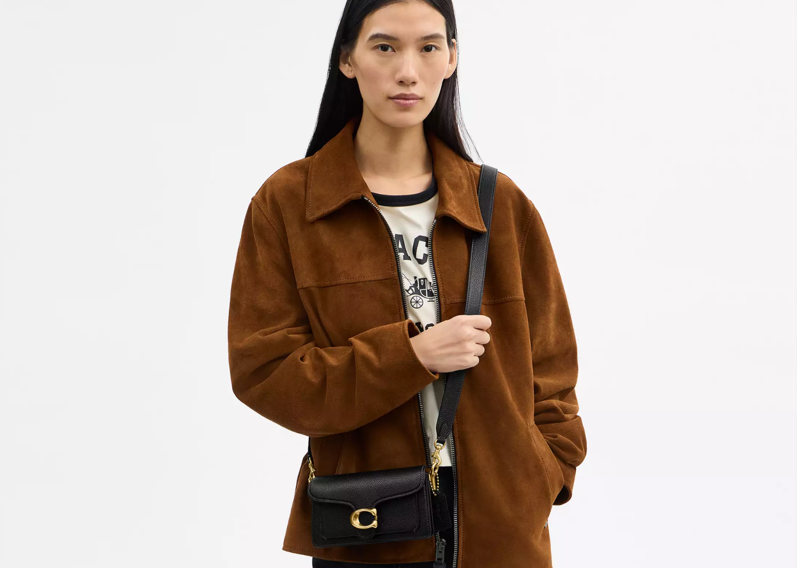 Coach Tabby Shoulder Bag 20 Brass/Black 5