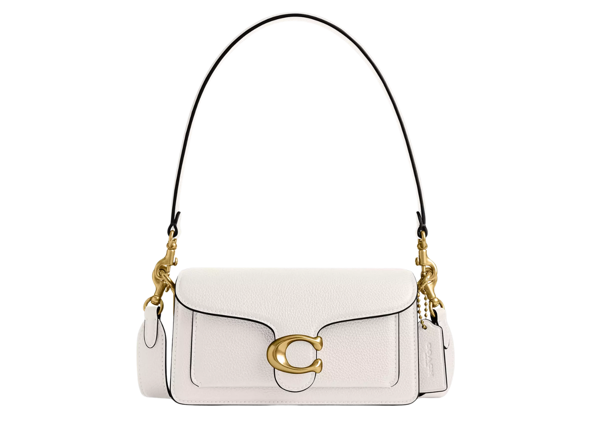 Coach Tabby Shoulder Bag 20 Brass/Chalk