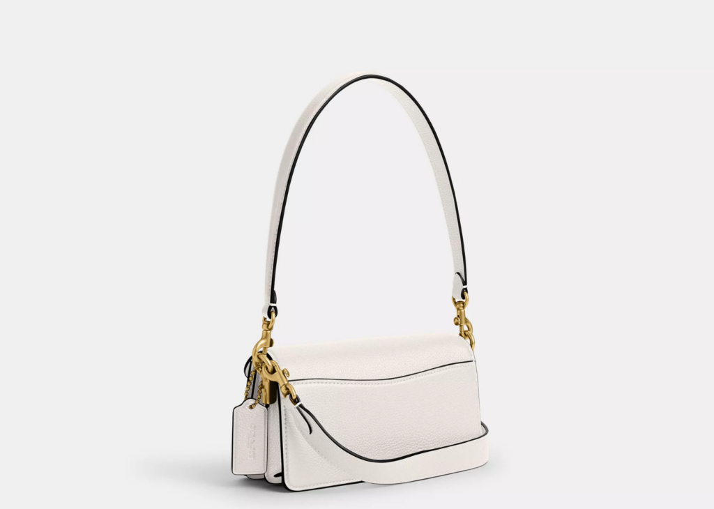 Coach Tabby Shoulder Bag 20 Brass/Chalk 7
