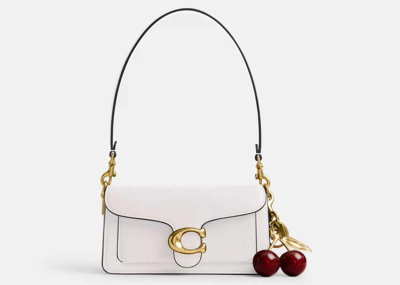 Coach Tabby Shoulder Bag 20 Brass/Chalk 3