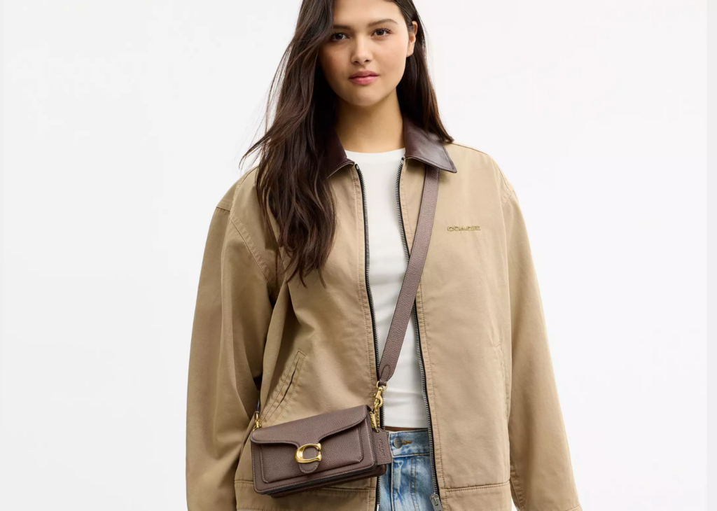 Coach Tabby Shoulder Bag 20 Brass/Dark Stone 10